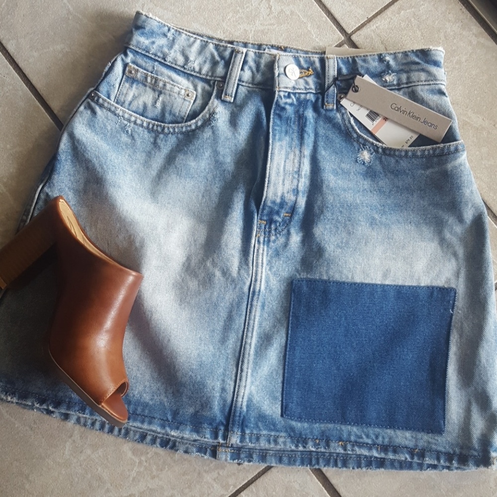 Calvin Klein denim mini